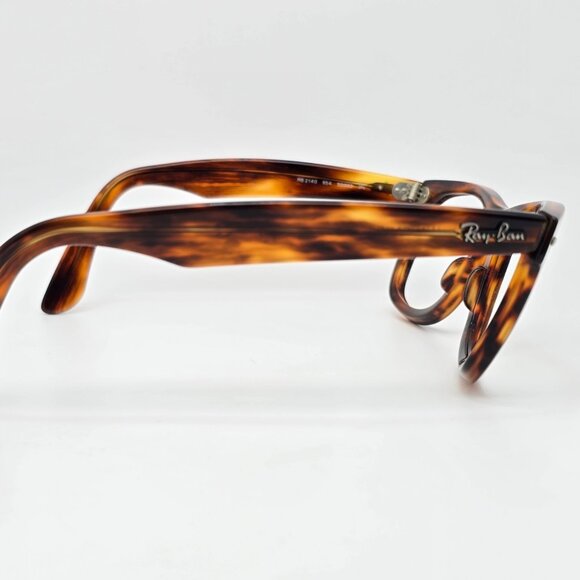 Ray-Ban RB2140 954 Original Wayfarer Classic Striped Havana Sunglasses Frame - Picture 5 of 12